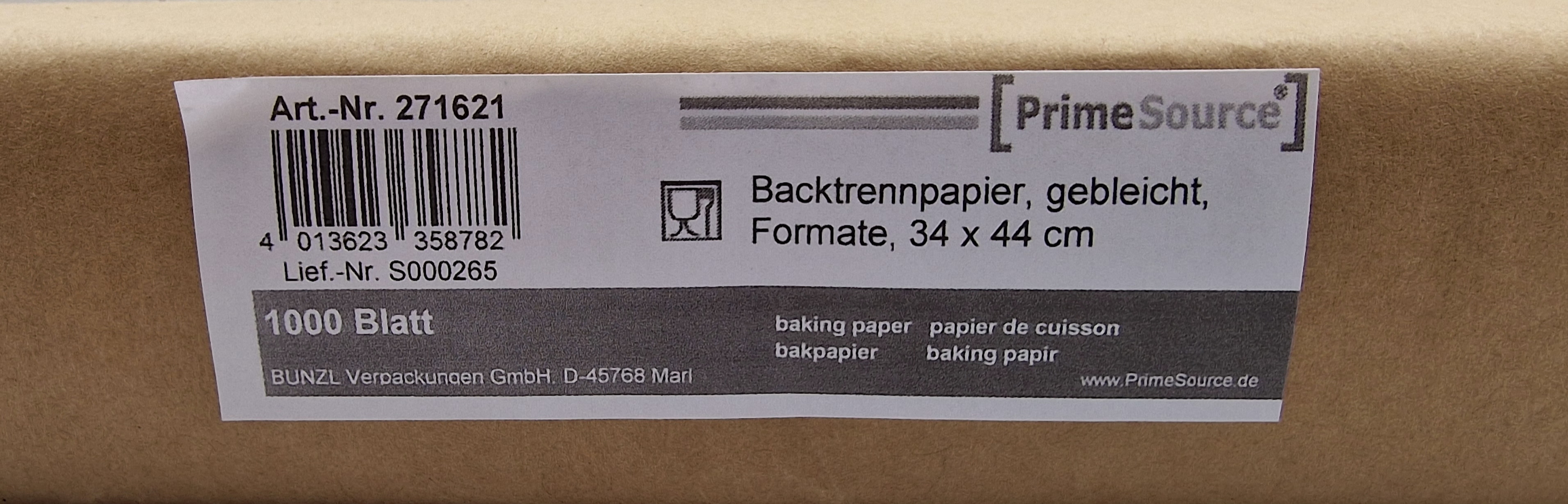 Lagerartikel(0008520)0008520-PrimeSourceBacktrennpapierBackpapiersilikonisiert34cmx44cm%2Cweiss-1000St%C3%BCckKarton(2)
