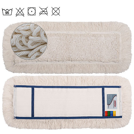 Lagerartikel(0007823)0007823-SprintusClassicBaumwollmopp%2CBaumwolleWischbezug%2Cbeige4-Farbcodierung-40cm